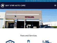 Tablet Screenshot of baystarauto.com